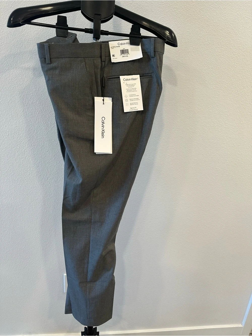 Calvin Klein Men’s Gray Dress Trousers